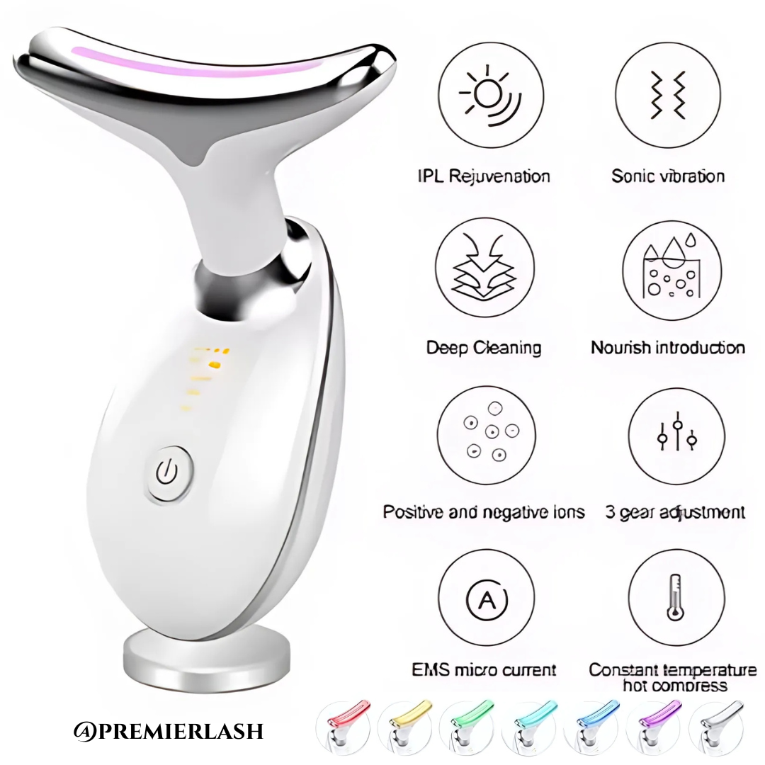 7-Color LED Wrinkle Massager – Advanced Anti-Aging & Wrinkle Remover Device